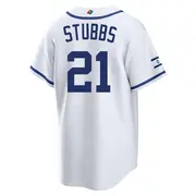 Youth Garrett Stubbs Israel Baseball Replica White 2026 World Classic Home Stadium Jersey