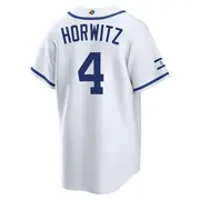 Youth Spencer Horwitz Israel Baseball Replica White 2026 World Classic Home Stadium Jersey